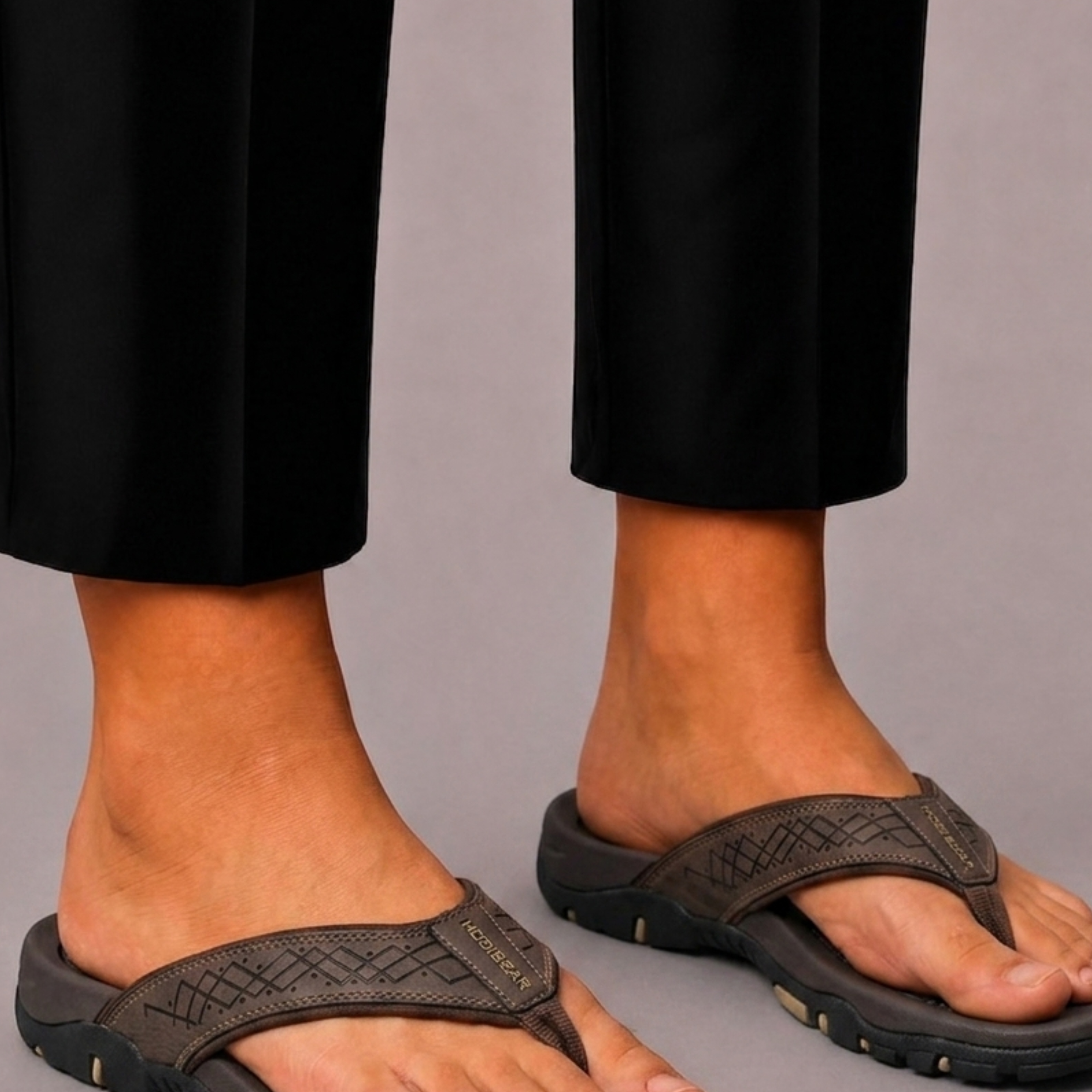 Lunelle | Heren Slippers met Teenband en Antislip Zool
