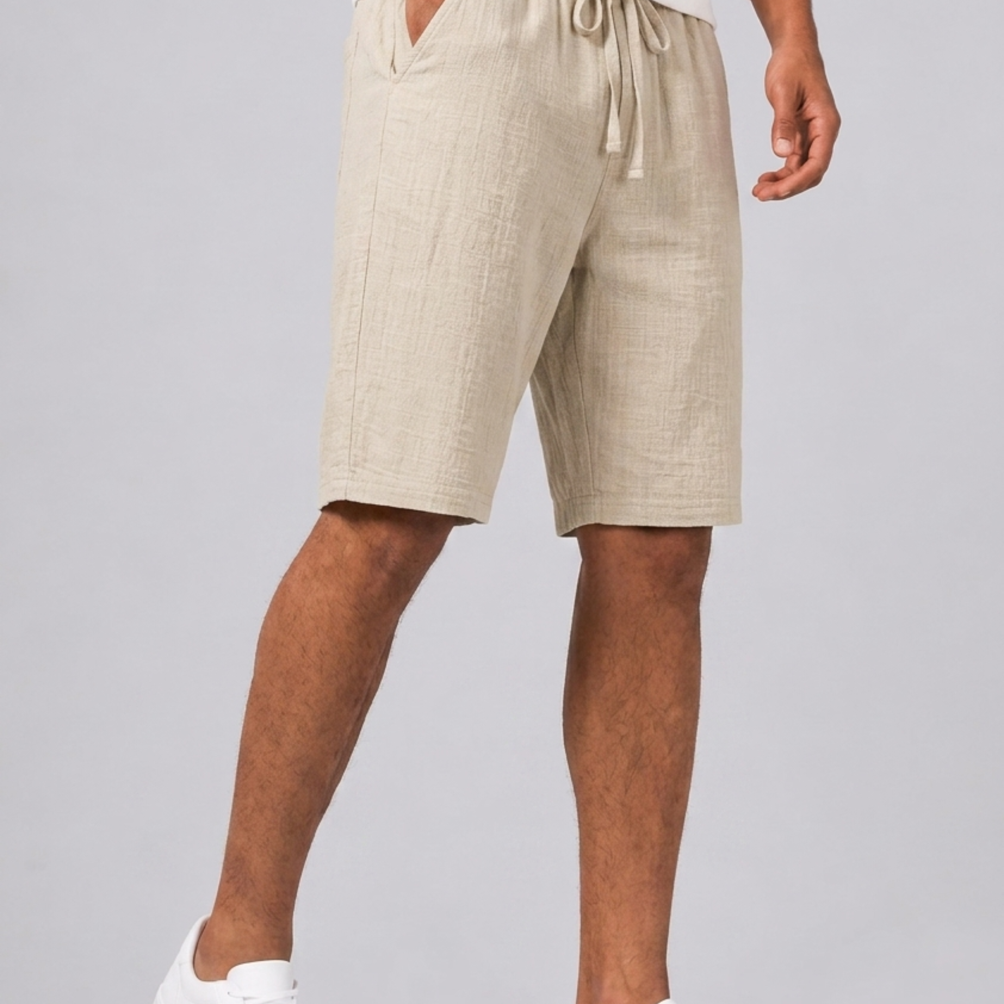 Lunelle | Heren Strandshort met Trekkoord en Elastische Taille