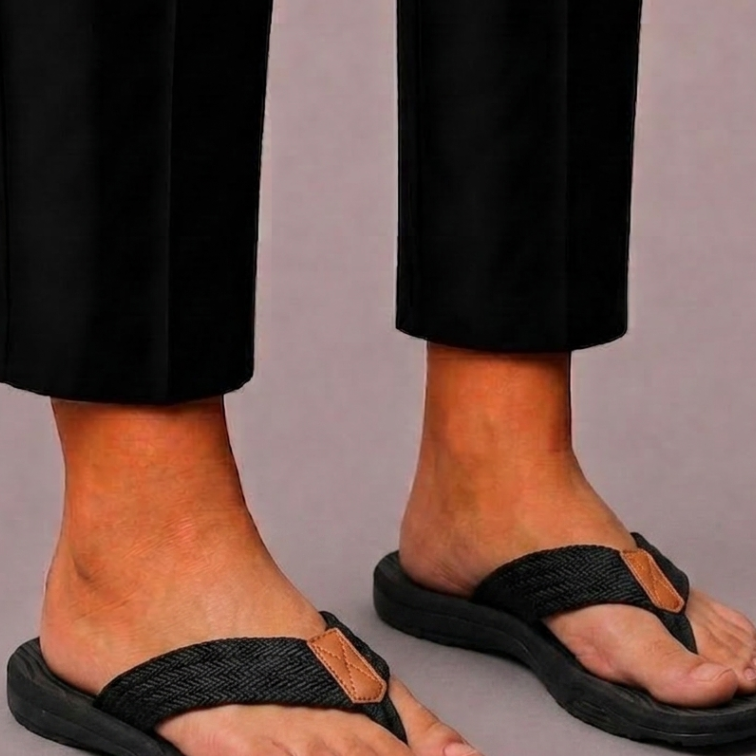 Lunelle | Heren Slippers met Teenband en Antislip Zool