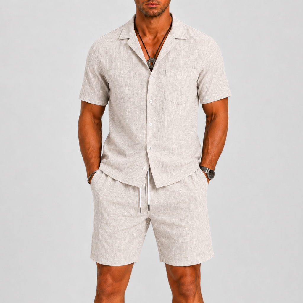 Lunelle | Heren Zomerset met Korte Mouwen en Casual Short