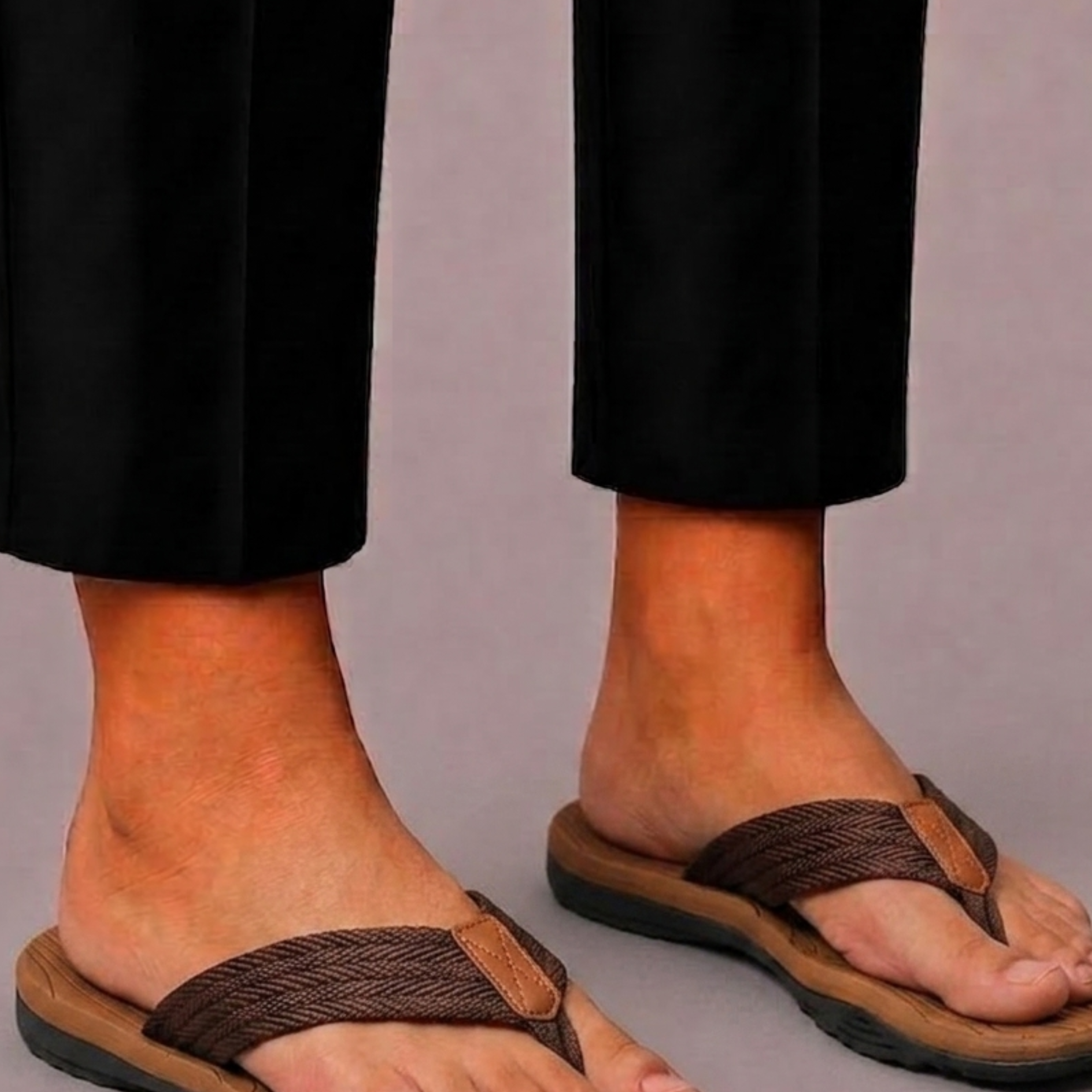 Lunelle | Heren Slippers met Teenband en Antislip Zool