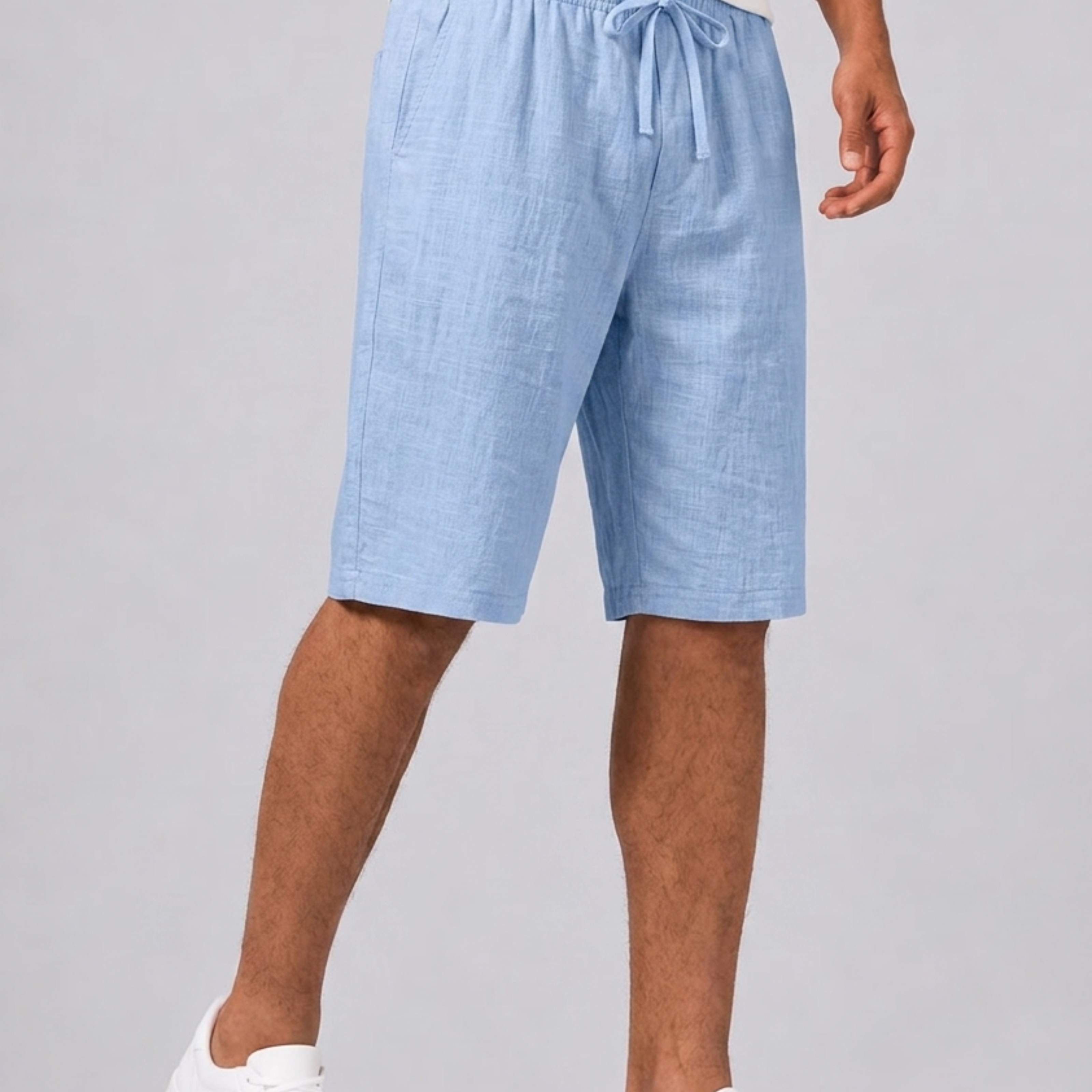 Lunelle | Heren Strandshort met Trekkoord en Elastische Taille