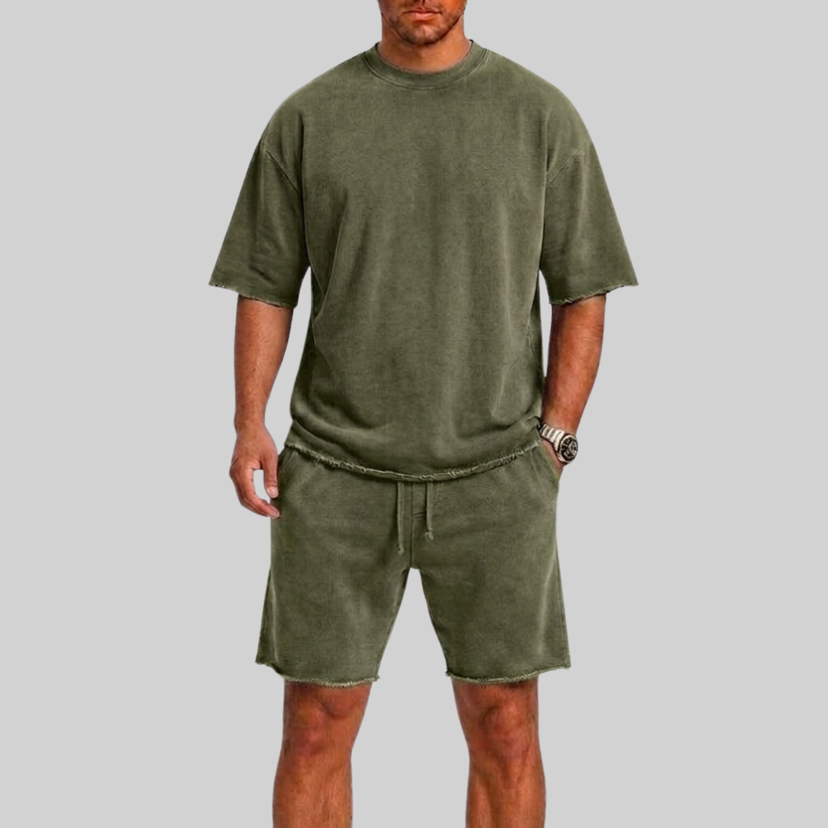 Lunelle | Heren Zomerset met T-Shirt en Shorts