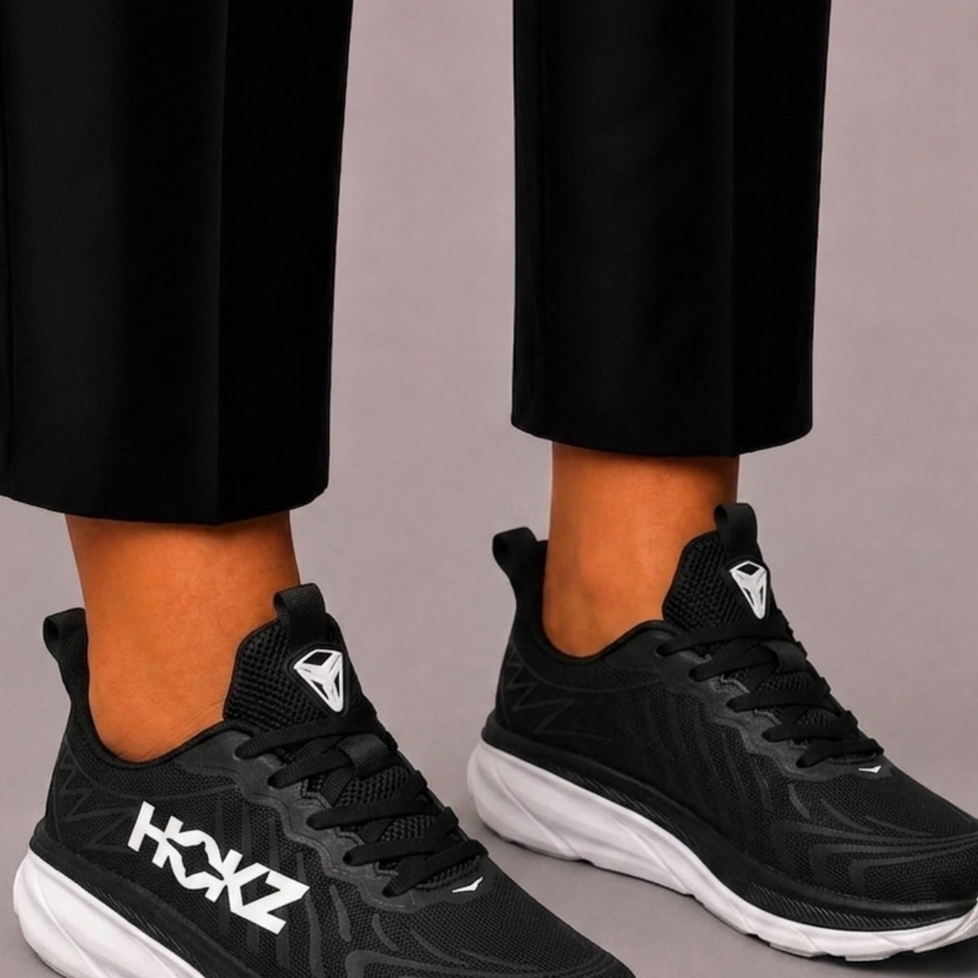 Lunelle | Heren Sportsneakers van Mesh met Vetersluiting