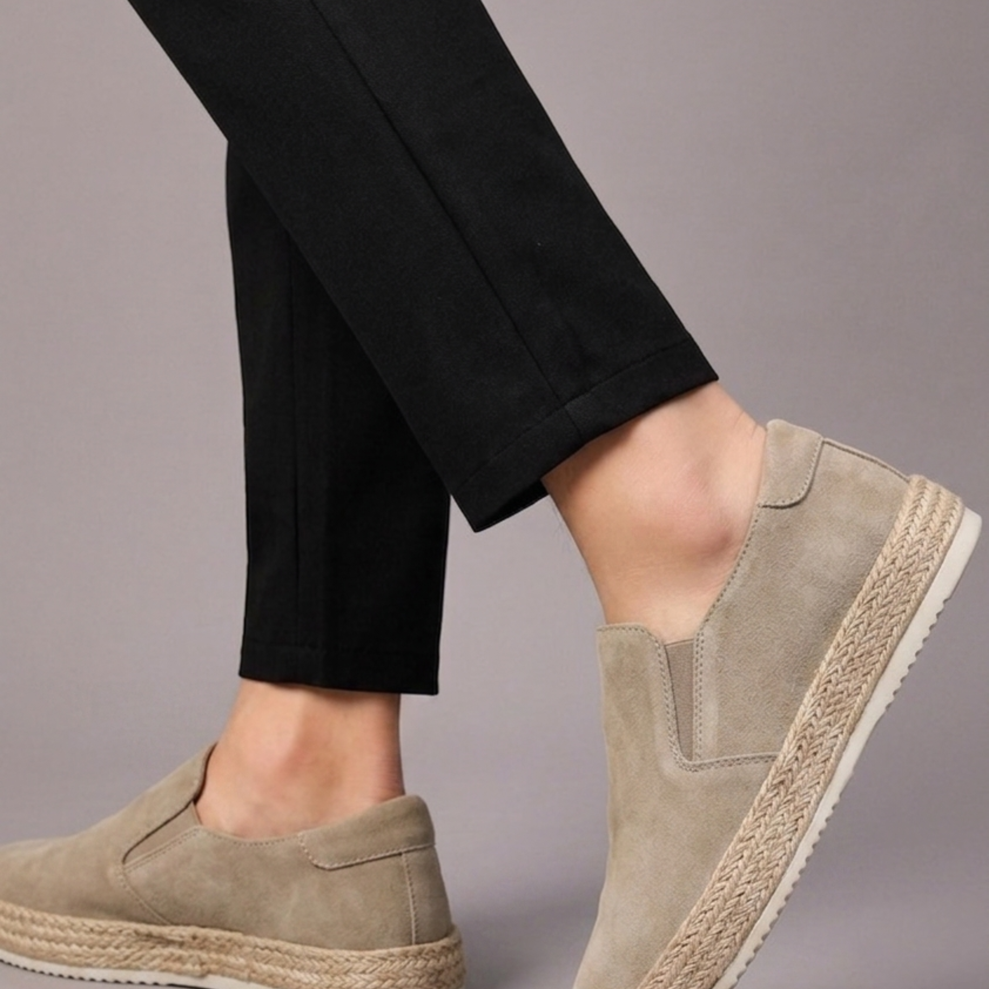 Lunelle | Heren Suède met Slip-On Ontwerp