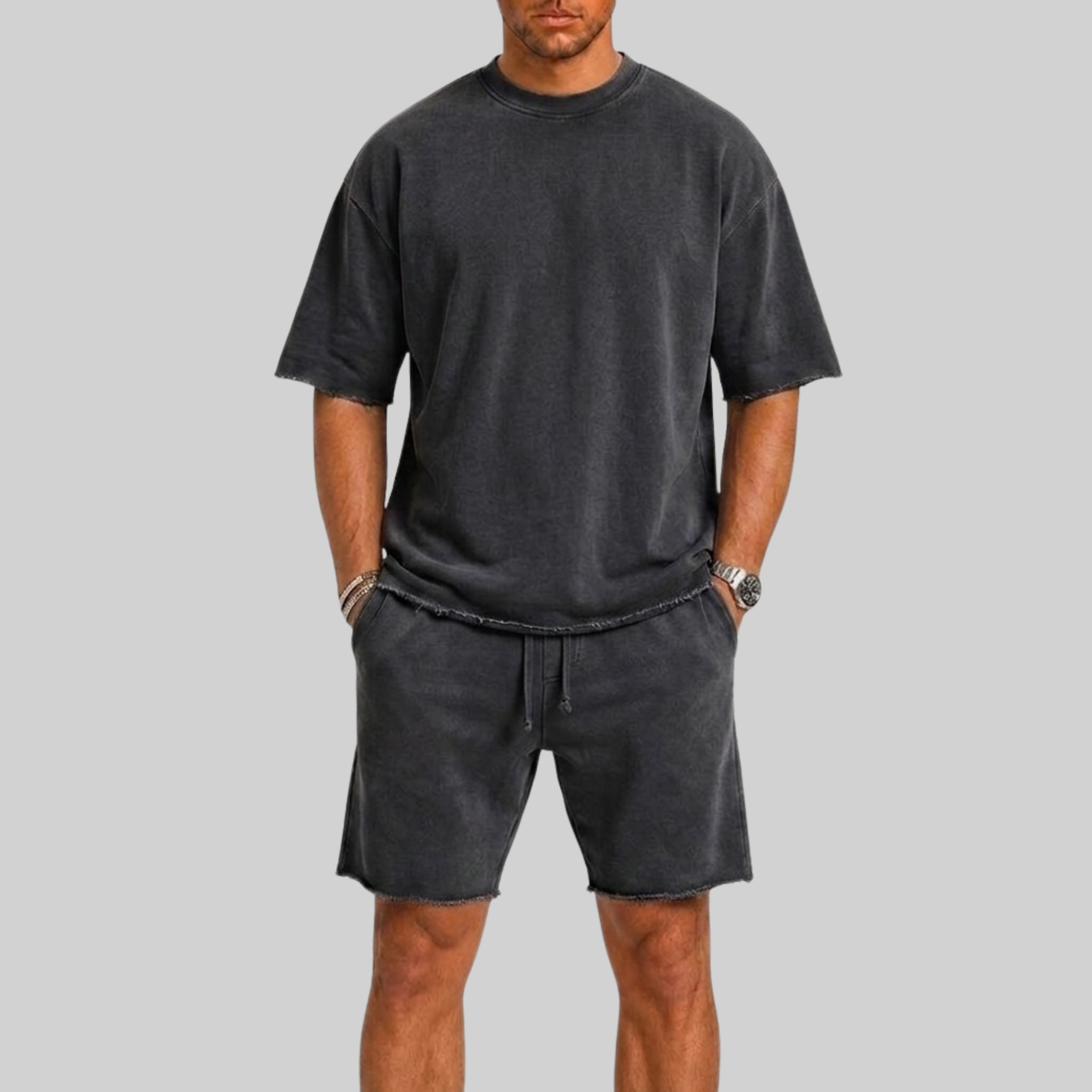 Lunelle | Heren Zomerset met T-Shirt en Shorts