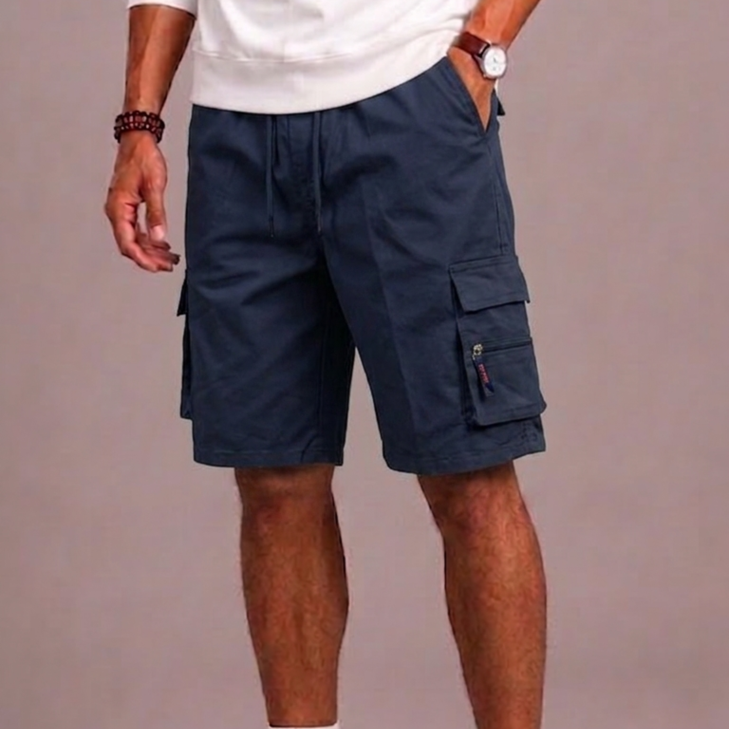 Lunelle | Heren Cargo Short met Trekkoord en Cargozakken
