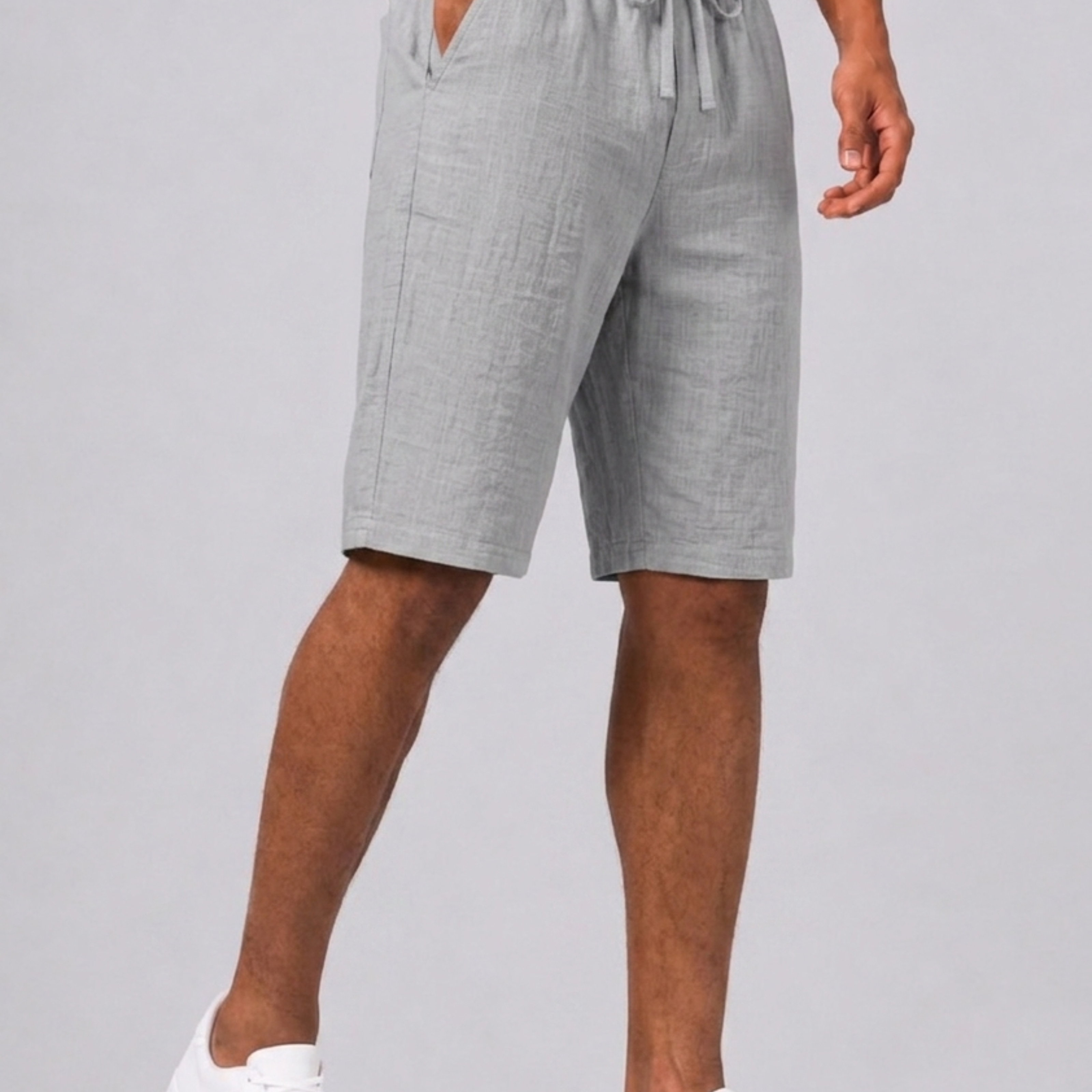 Lunelle | Heren Strandshort met Trekkoord en Elastische Taille