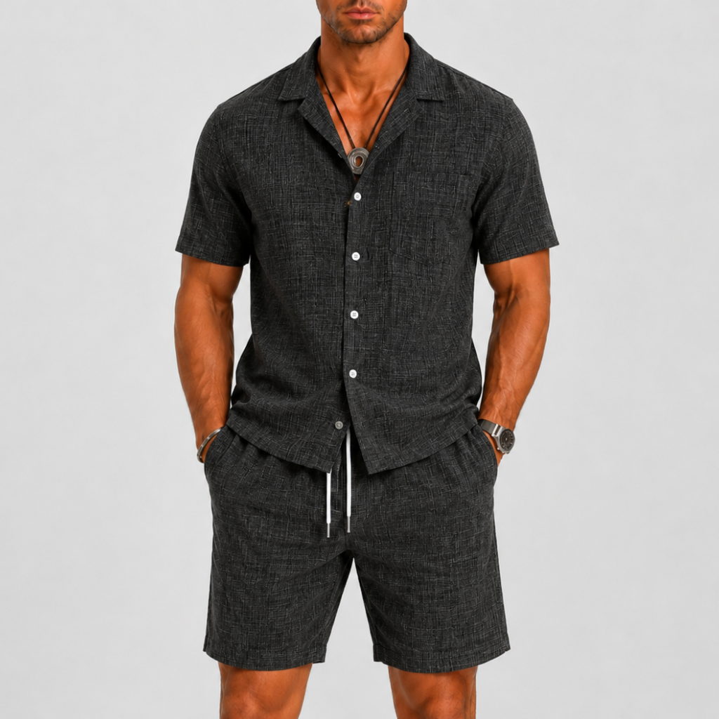 Lunelle | Heren Zomerset met Korte Mouwen en Casual Short