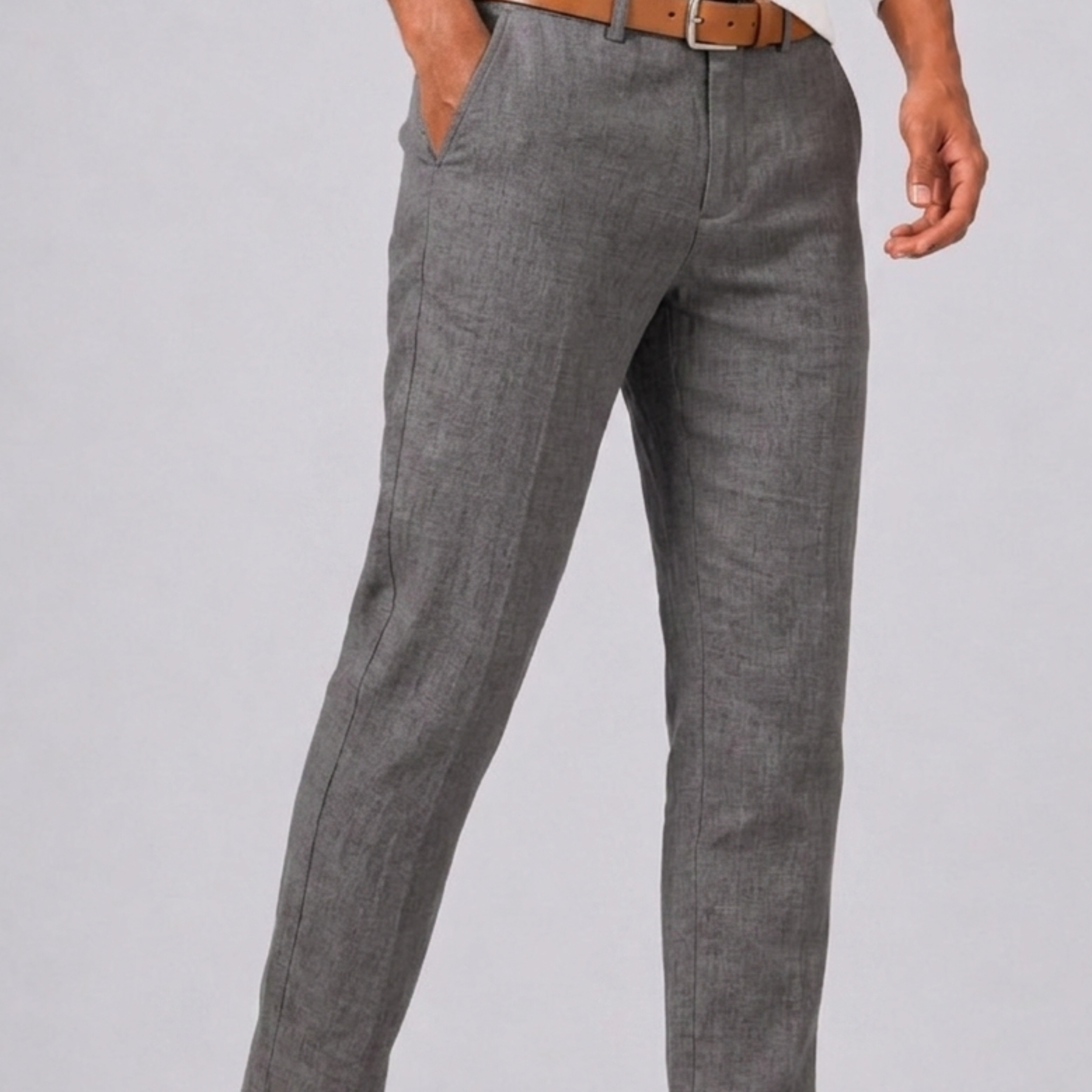 Lunelle | Heren Pantalon met Rechte Snit en Zijzakken