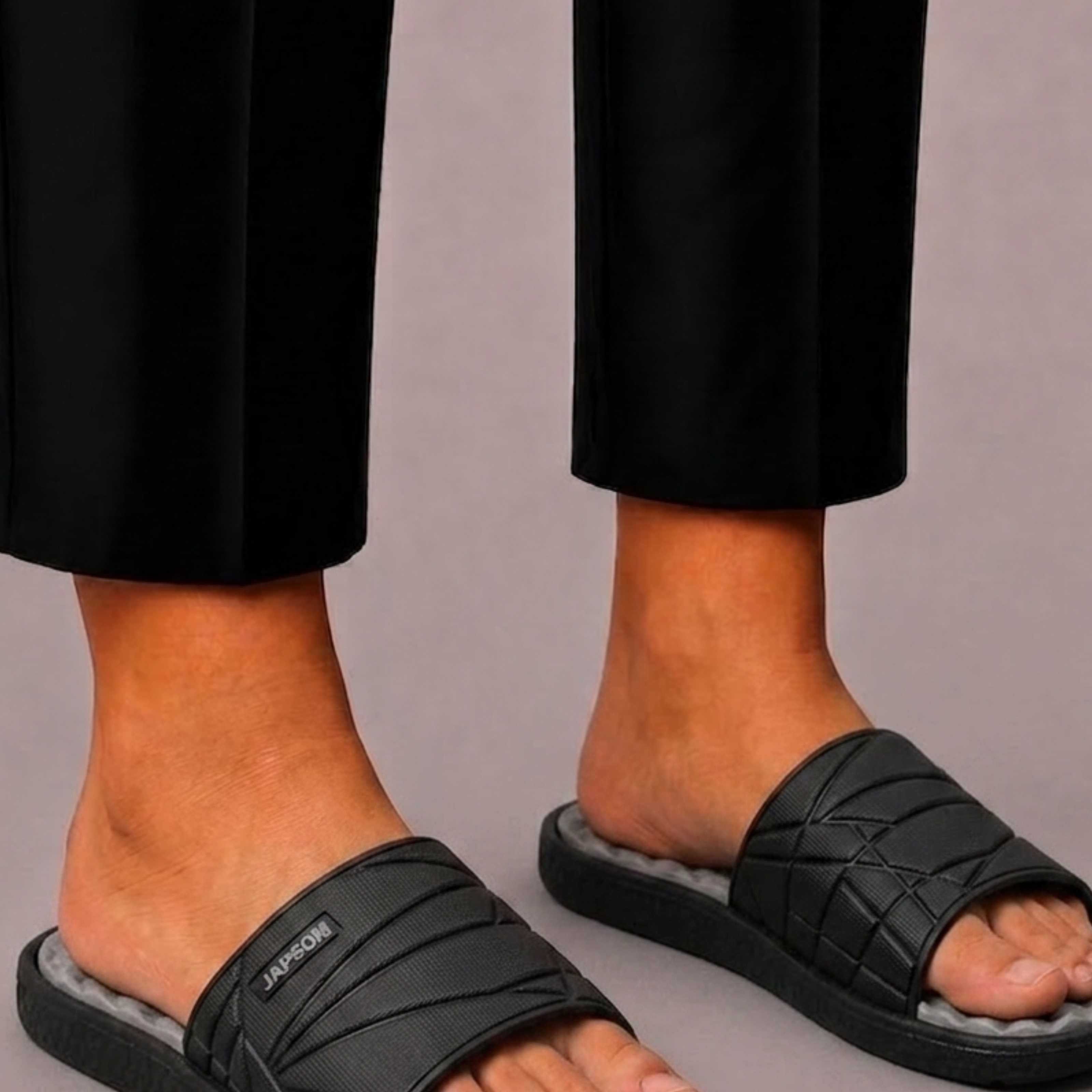 Lunelle | Heren Slippers met Teenband en Antislip Zool