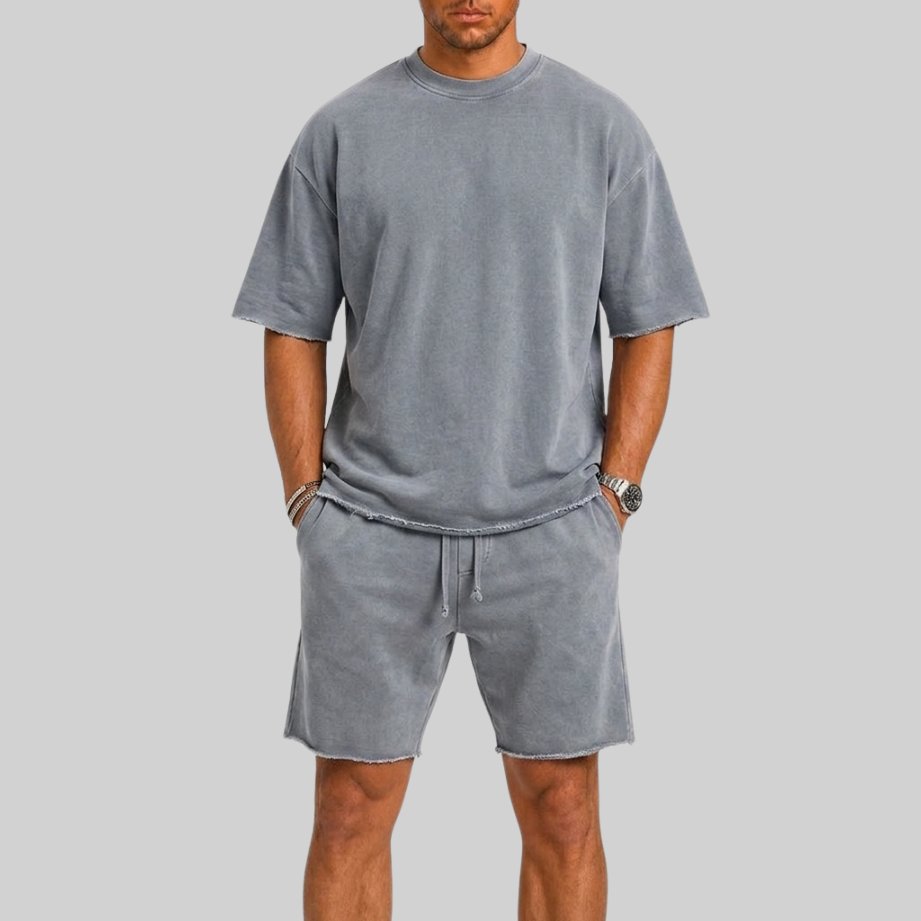 Lunelle | Heren Zomerset met T-Shirt en Shorts