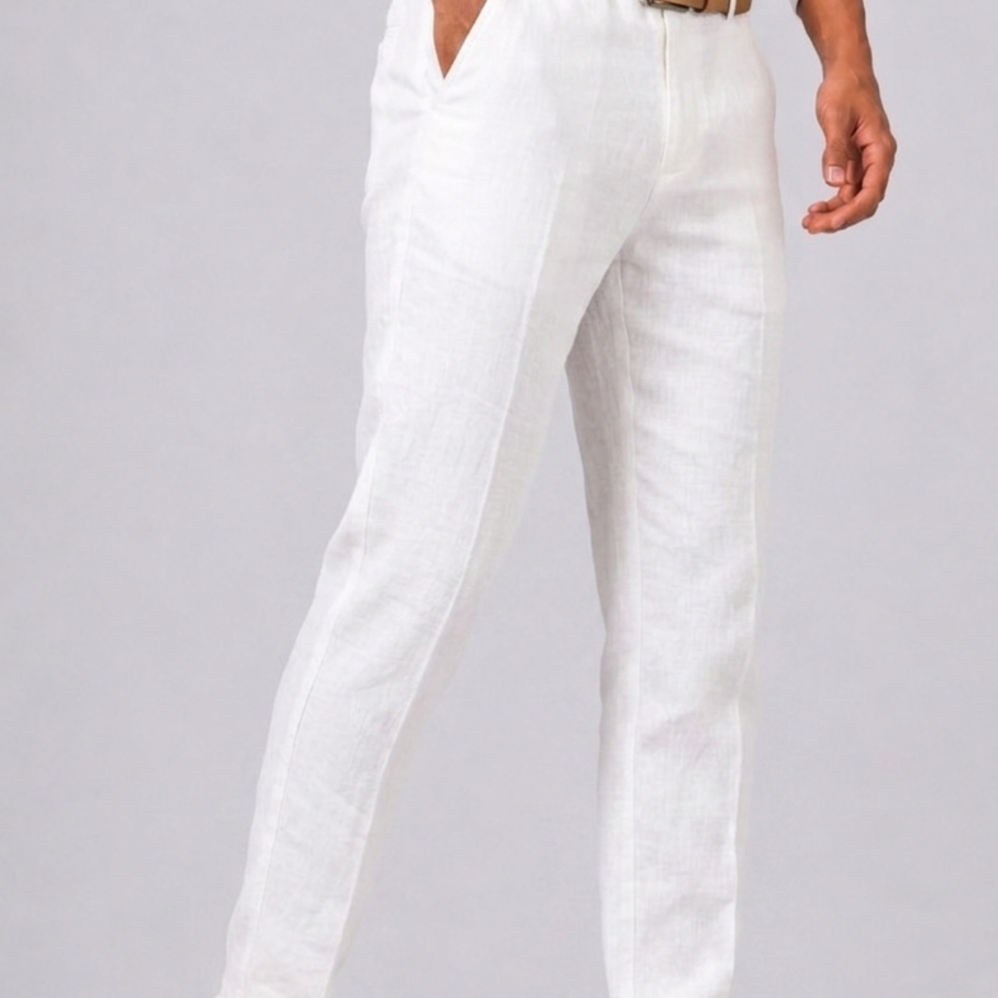 Lunelle | Heren Pantalon met Rechte Snit en Zijzakken