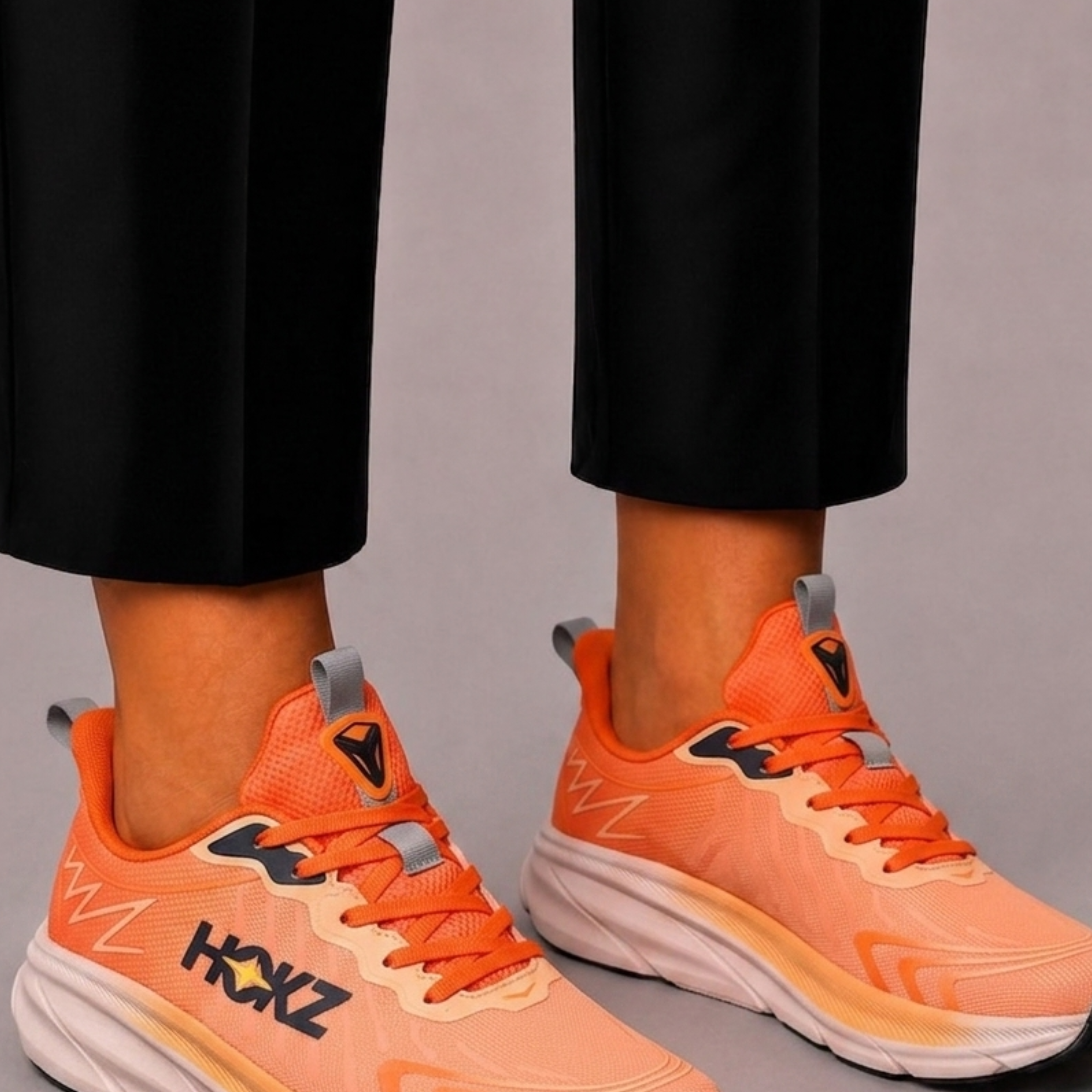 Lunelle | Heren Sportsneakers van Mesh met Vetersluiting