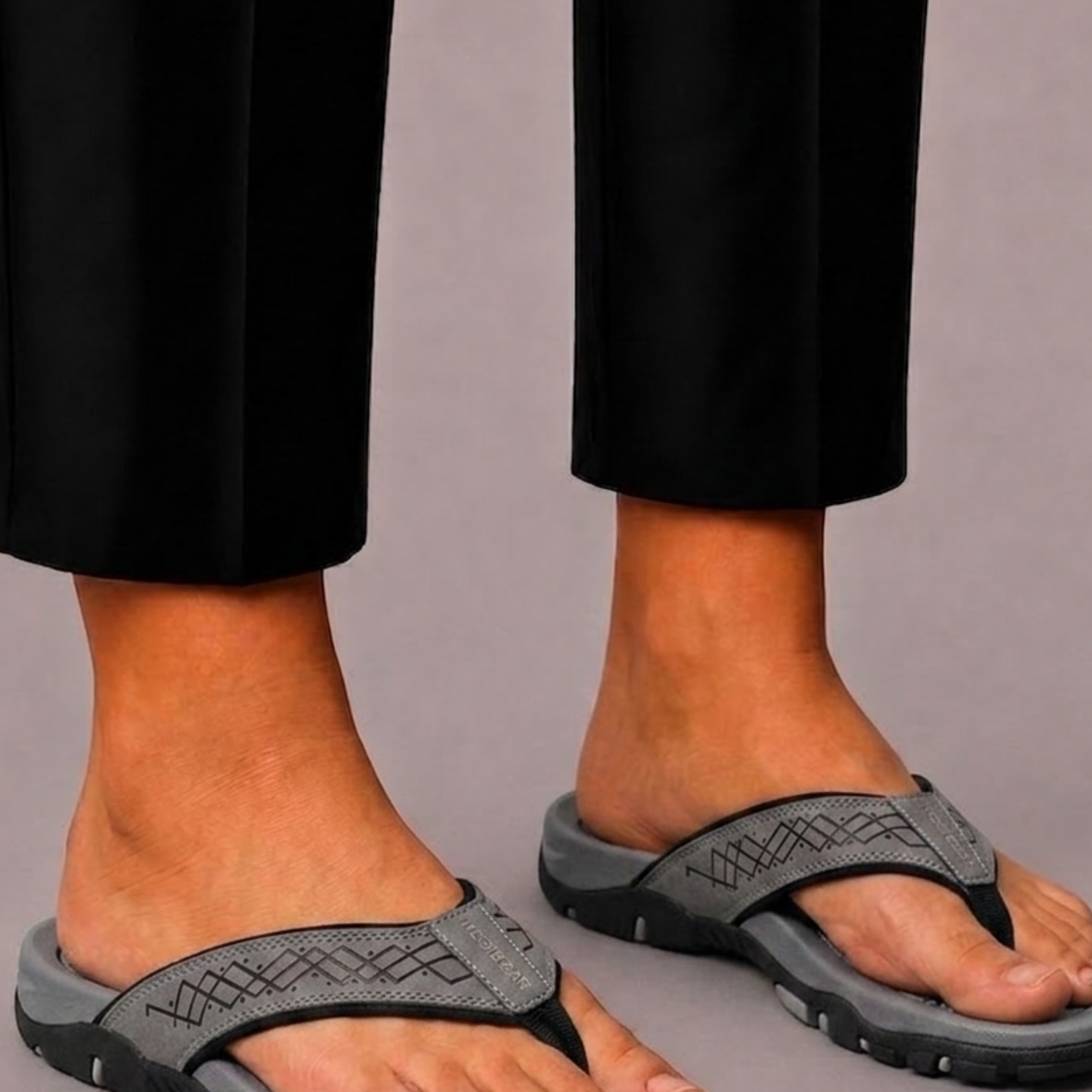 Lunelle | Heren Slippers met Teenband en Antislip Zool