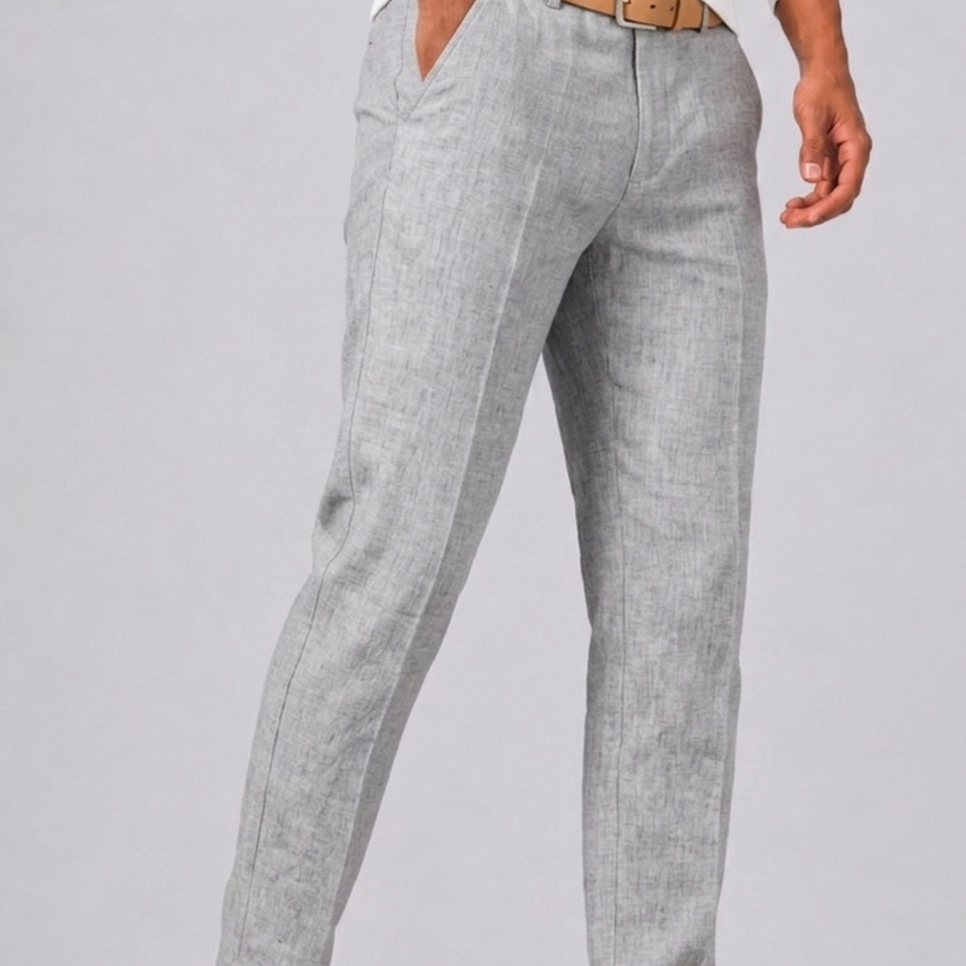 Lunelle | Heren Pantalon met Rechte Snit en Zijzakken