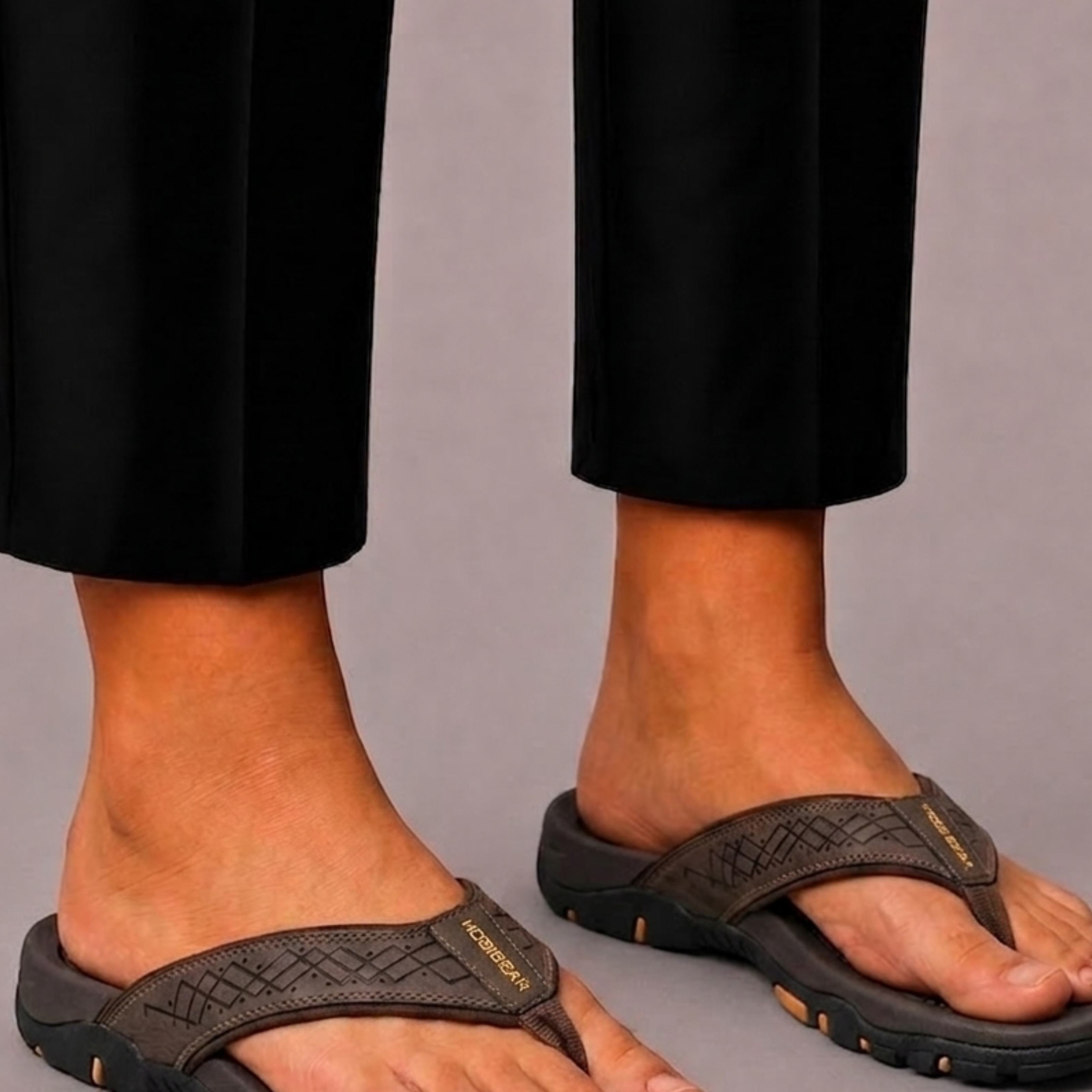 Lunelle | Heren Slippers met Teenband en Antislip Zool