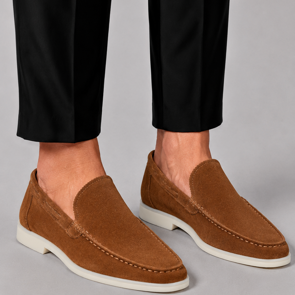 Lunelle | Heren Suède Instappers Moderne Luxe Comfort