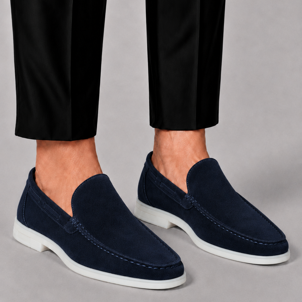Lunelle | Heren Suède Instappers Moderne Luxe Comfort