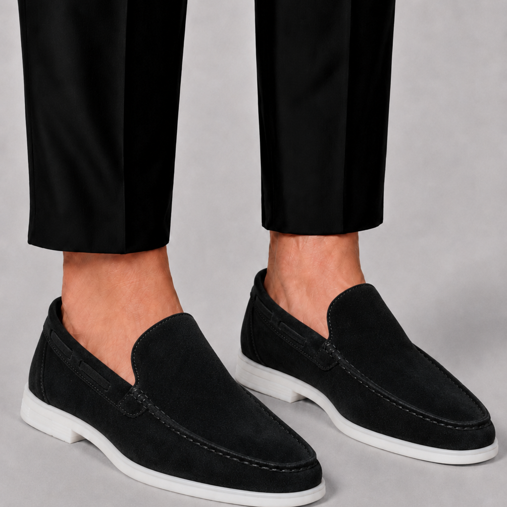 Lunelle | Heren Suède Instappers Moderne Luxe Comfort