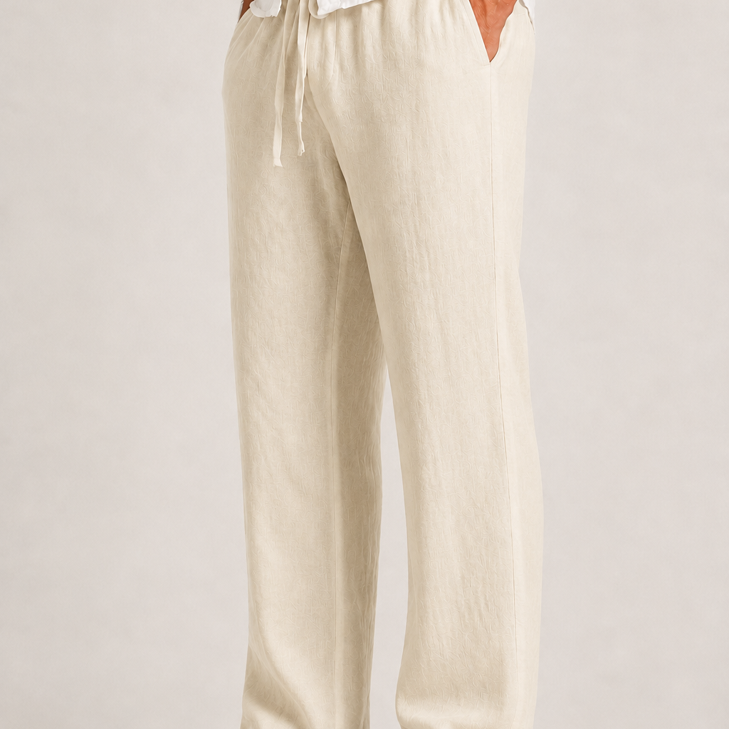 Lunelle | Heren Linnen-Katoen Broek Relaxed Zomercomfort