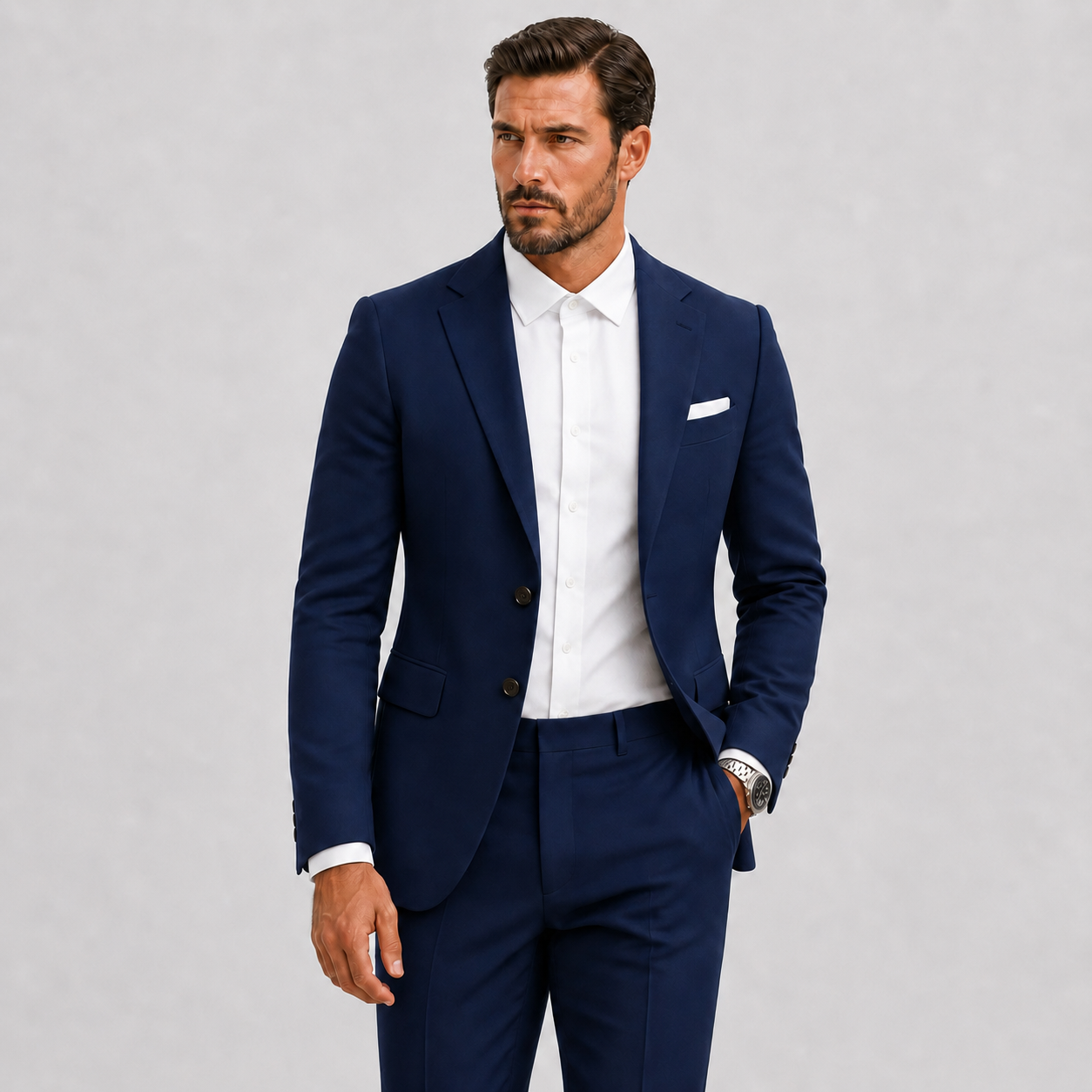 Lunelle | Heren Slim-Fit Kostuum voor Bruiloften en Formele Stijl