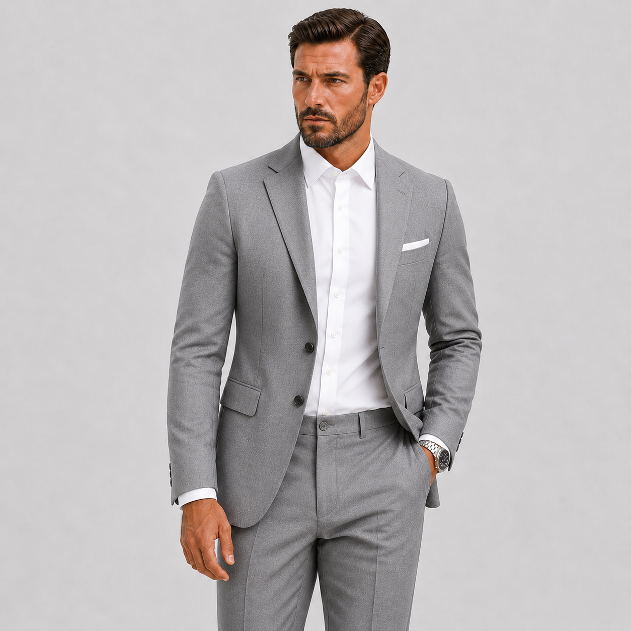 Lunelle | Heren Slim-Fit Kostuum voor Bruiloften en Formele Stijl