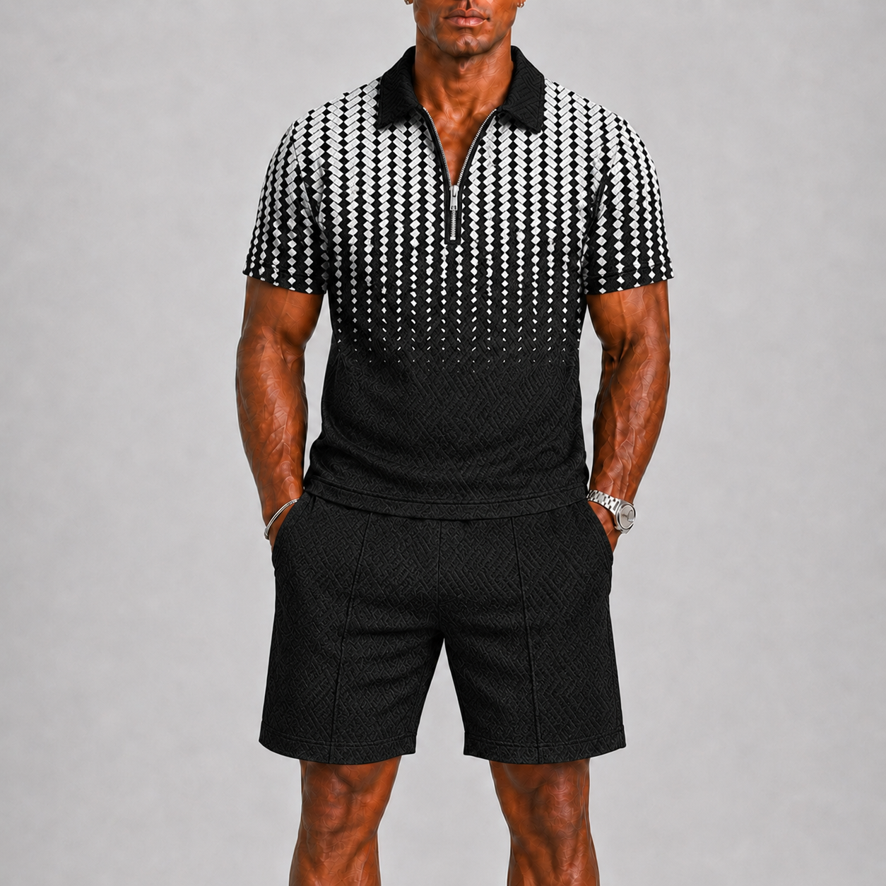 Lunelle | Heren Zomerset met Polo en Korte Broek