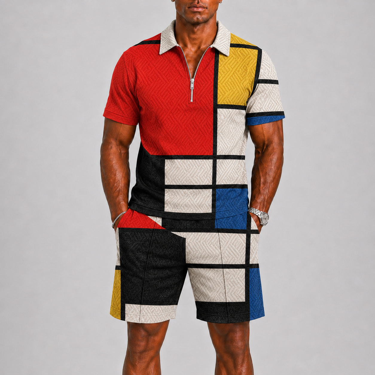 Lunelle | Heren Zomerset met Polo en Korte Broek