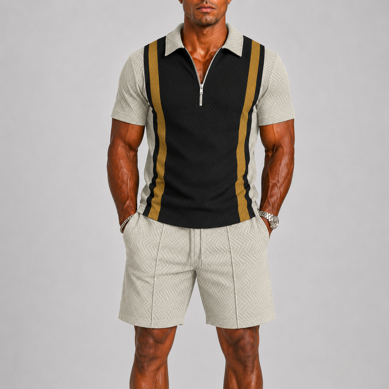 Lunelle | Heren Zomerset met Polo en Korte Broek