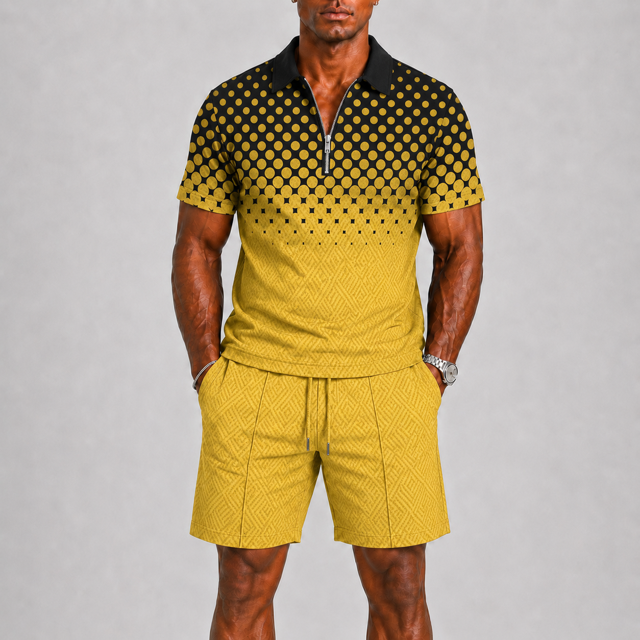 Lunelle | Heren Zomerset met Polo en Korte Broek