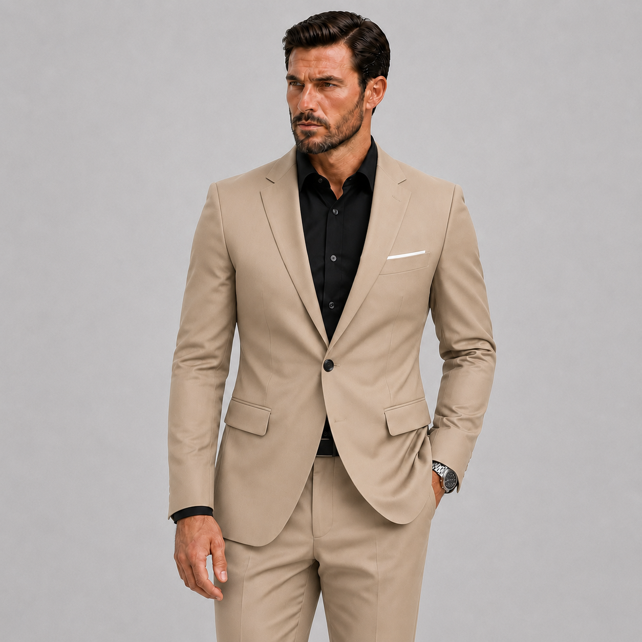 Lunelle | Heren Slim-Fit Kostuum voor Bruiloften en Formele Gelegenheden