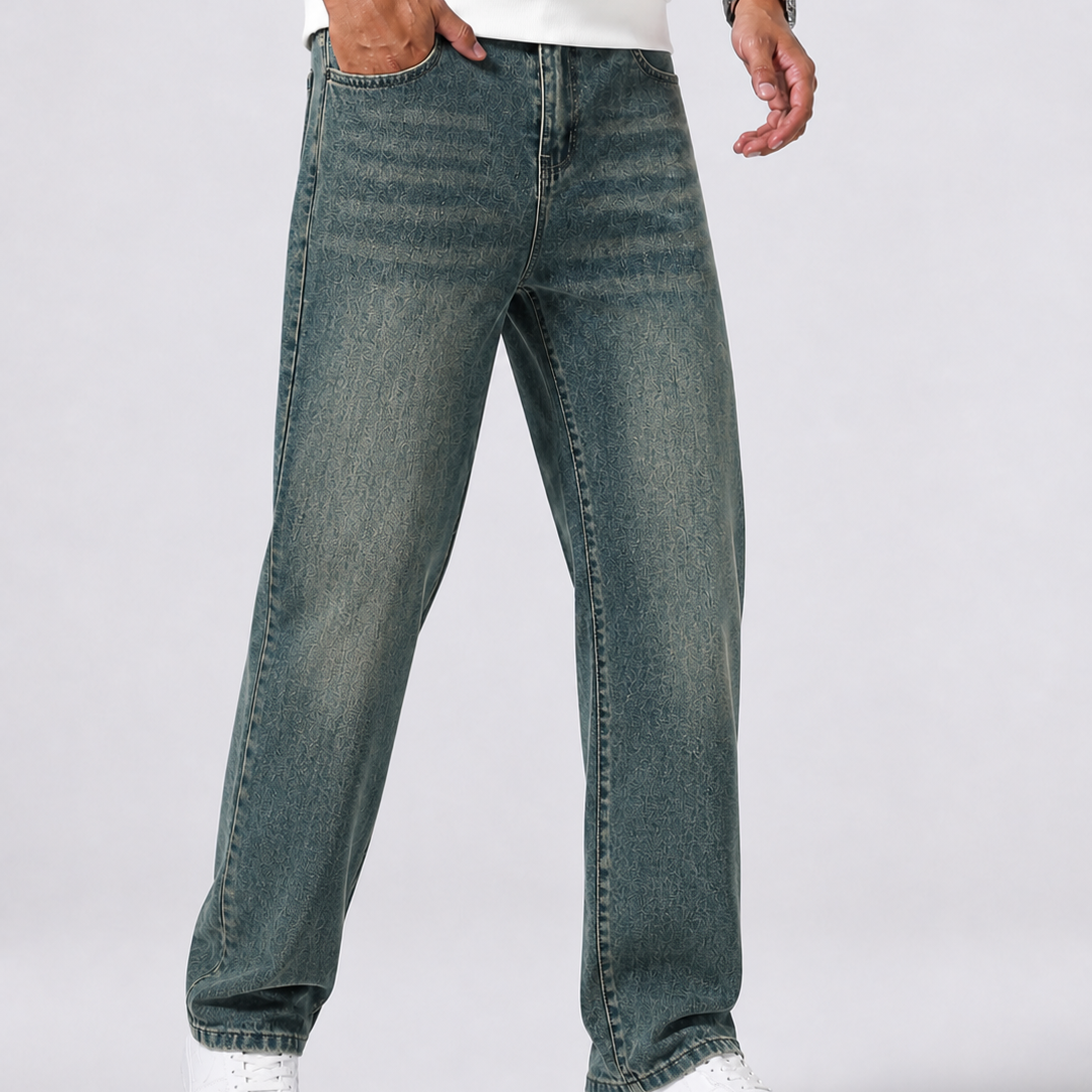 Lunelle | Heren Jeans Rechte Pijpen Relaxed Pasvorm