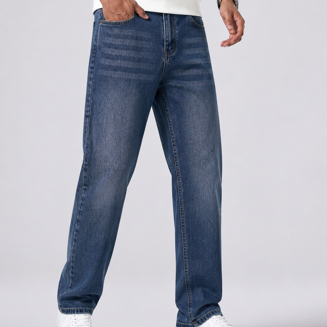 Lunelle | Heren Jeans Rechte Pijpen Relaxed Pasvorm