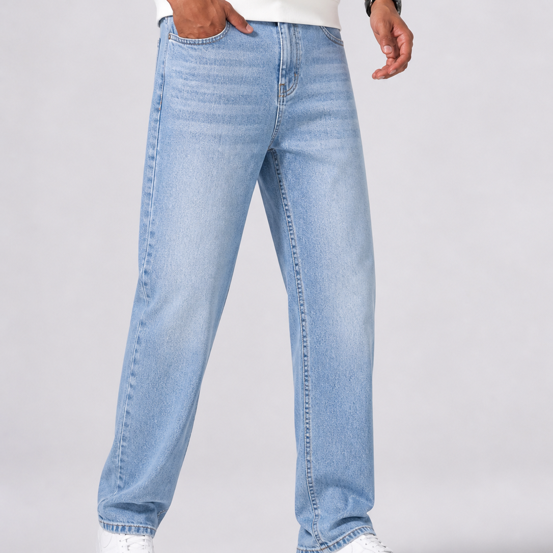 Lunelle | Heren Jeans Rechte Pijpen Relaxed Pasvorm