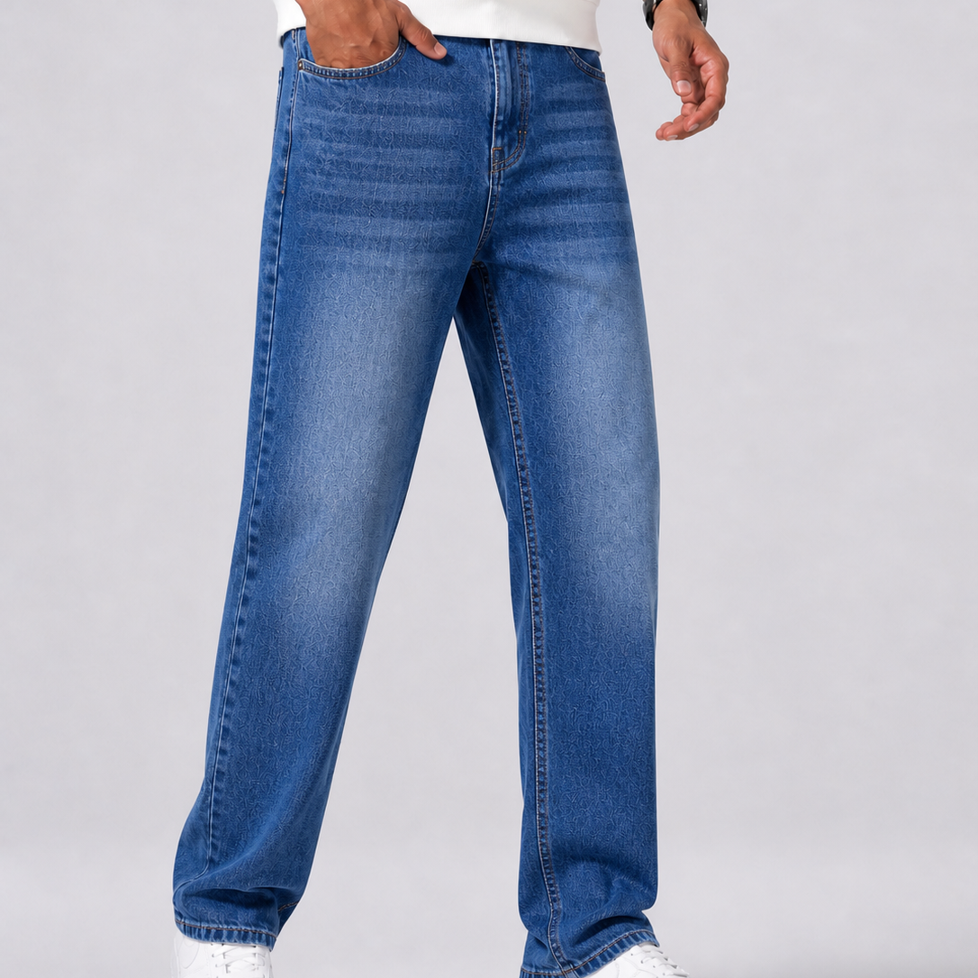 Lunelle | Heren Jeans Rechte Pijpen Relaxed Pasvorm
