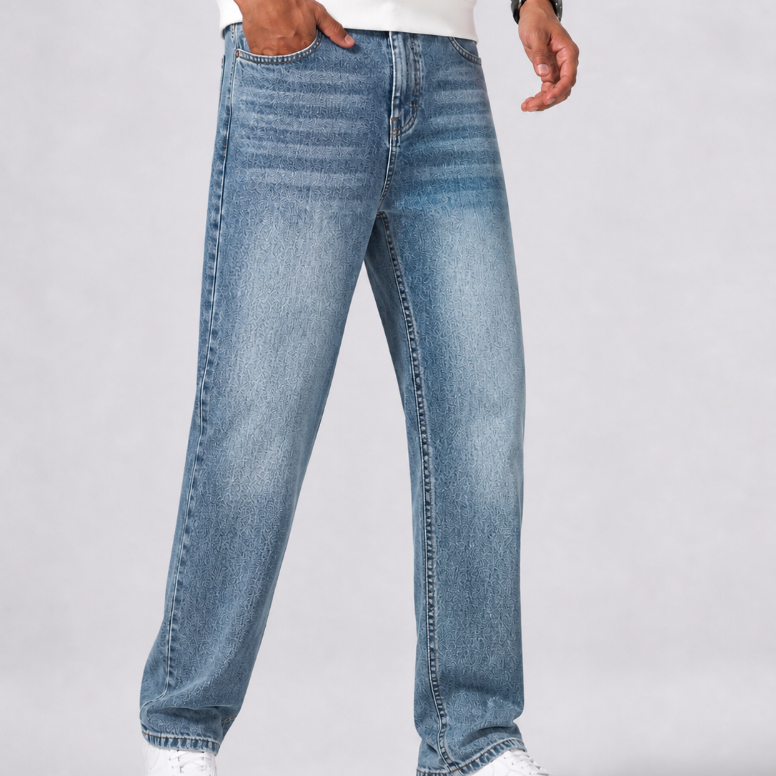 Lunelle | Heren Jeans Rechte Pijpen Relaxed Pasvorm