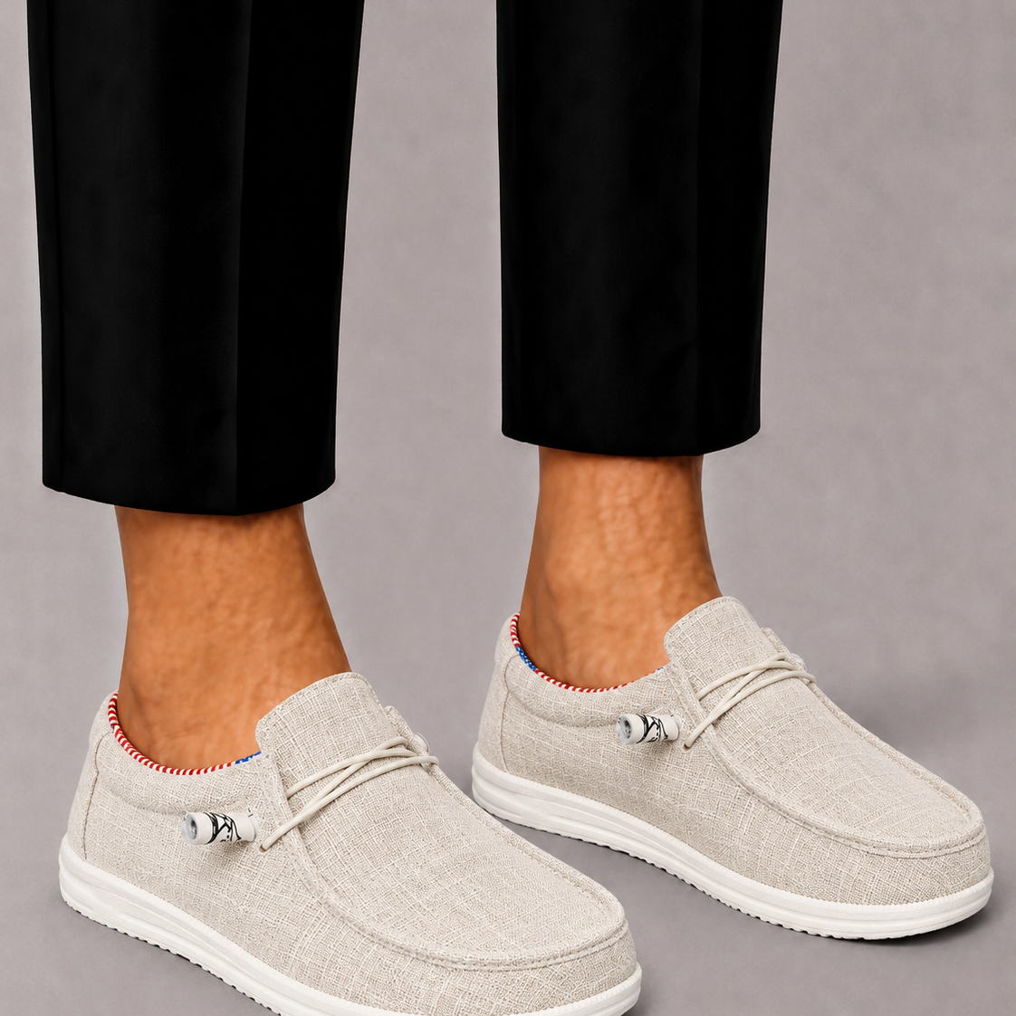 Lunelle | Heren Canvas Instappers Lichtgewicht Comfort