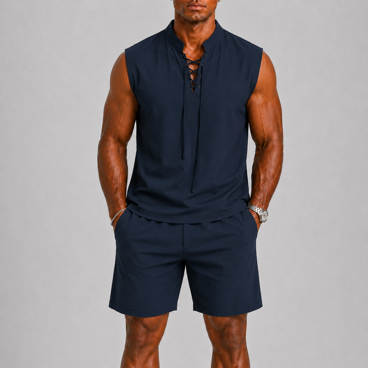 Lunelle | Heren Mouwloze Zomerset met Korte Broek