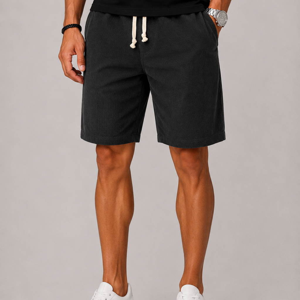 Lunelle | Heren Gestreepte Short met Trekkoord