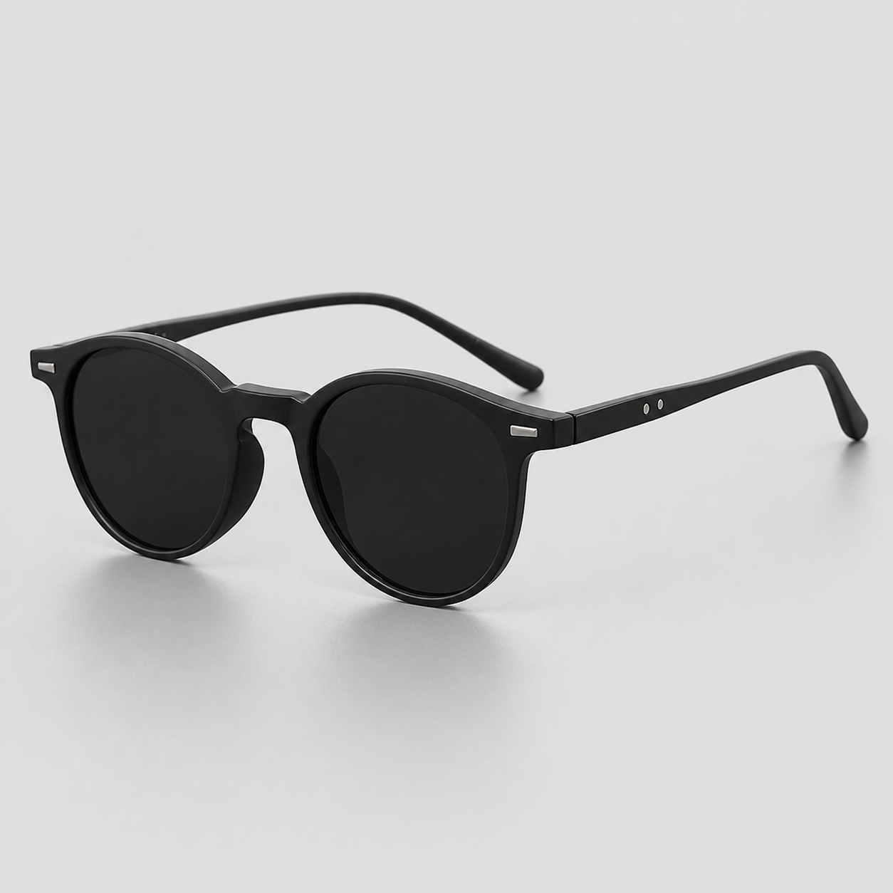 Lunelle | Heren Zonnebril Rond Frame Lichtgewicht Retro Stijl