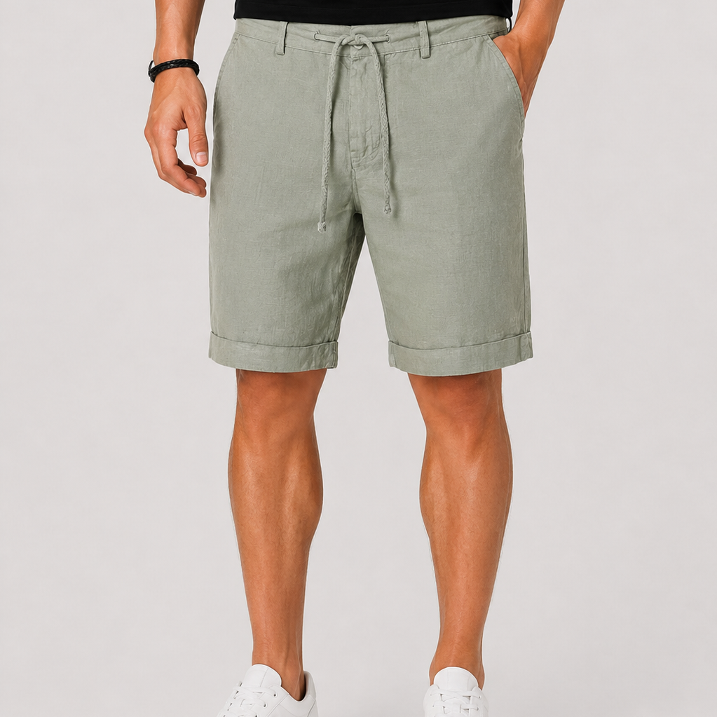 Lunelle | Heren Linnen Korte Broek Luchtig Comfort Zomerstijl