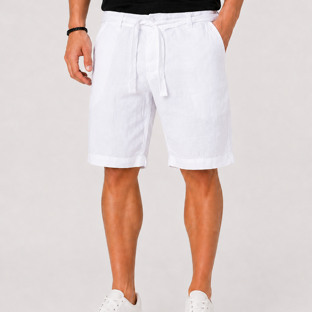 Lunelle | Heren Linnen Korte Broek Luchtig Comfort Zomerstijl