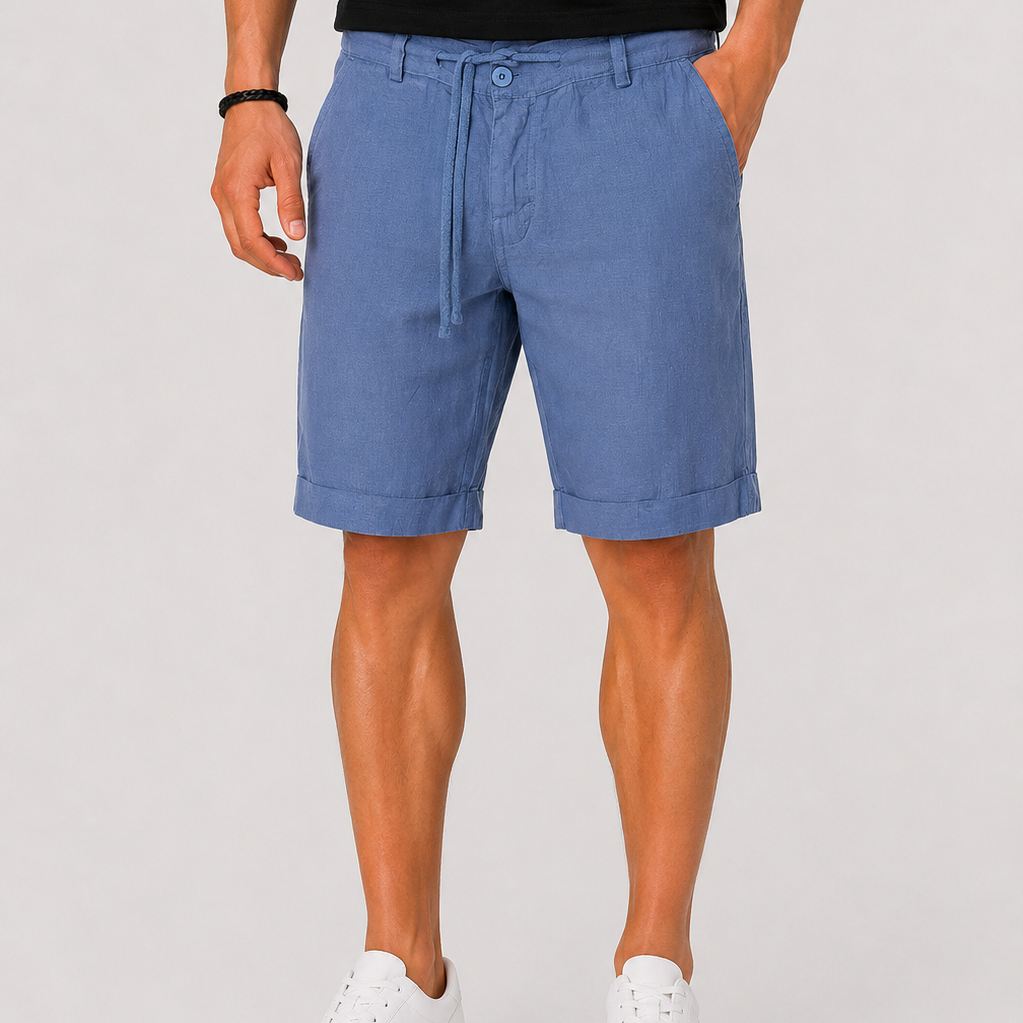Lunelle | Heren Linnen Korte Broek Luchtig Comfort Zomerstijl