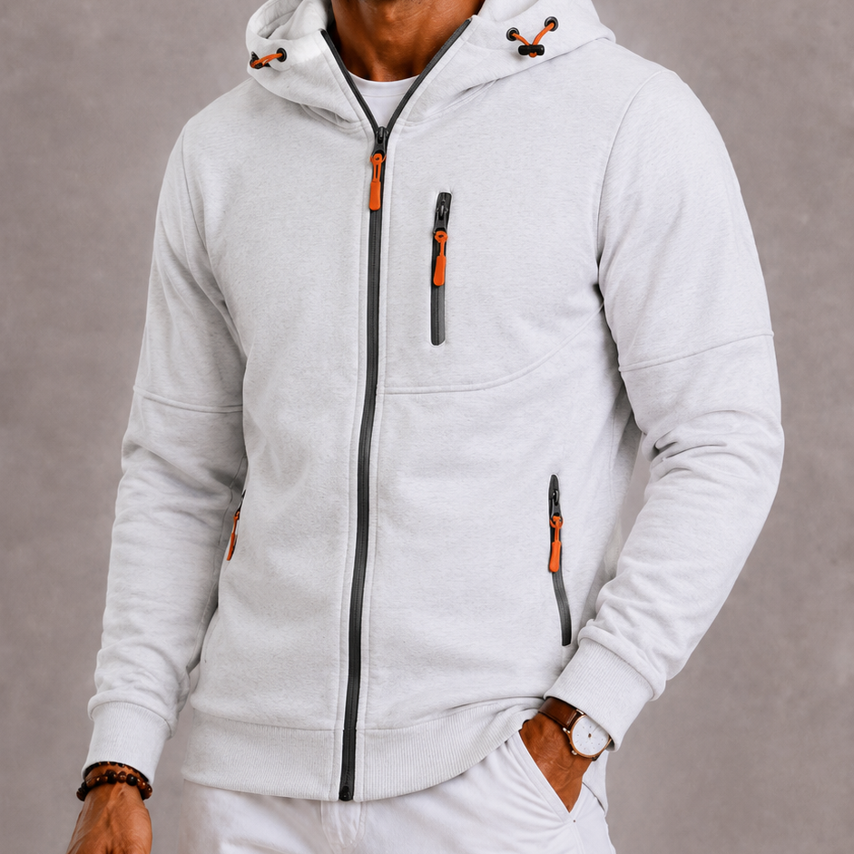 Lunelle | Men's Full-Zip Knitted Hoodie