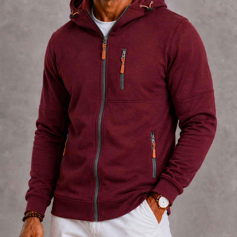 Lunelle | Men's Full-Zip Knitted Hoodie