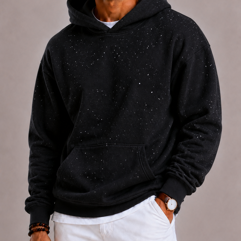 Lunelle | Men's Oversized Hoodie with Hood and Front Pocket