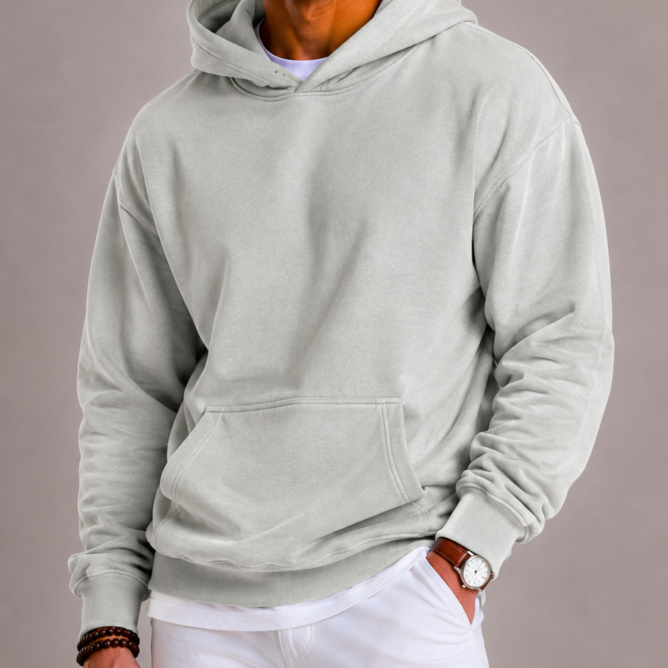 Lunelle | Men's Oversized Hoodie with Hood and Front Pocket