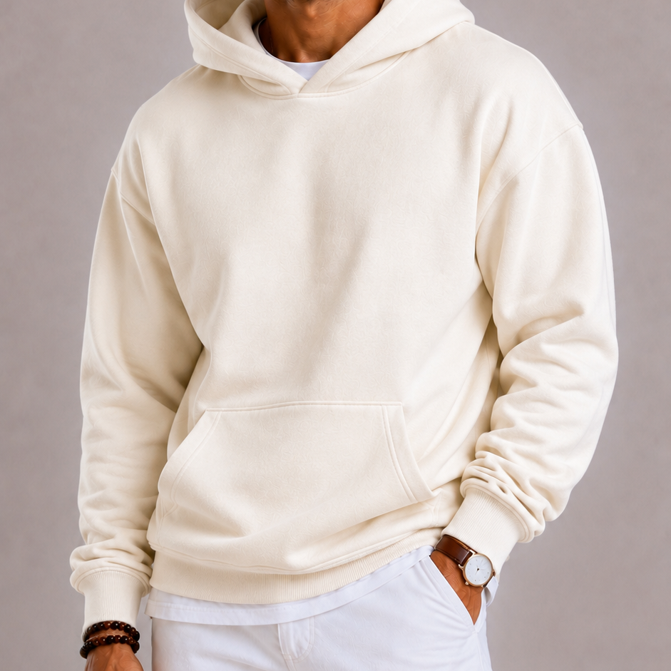 Lunelle | Men's Oversized Hoodie with Hood and Front Pocket