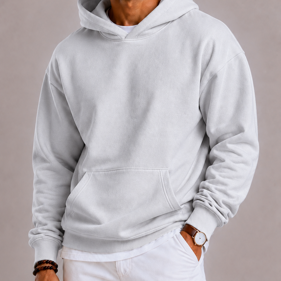 Lunelle | Men's Oversized Hoodie with Hood and Front Pocket